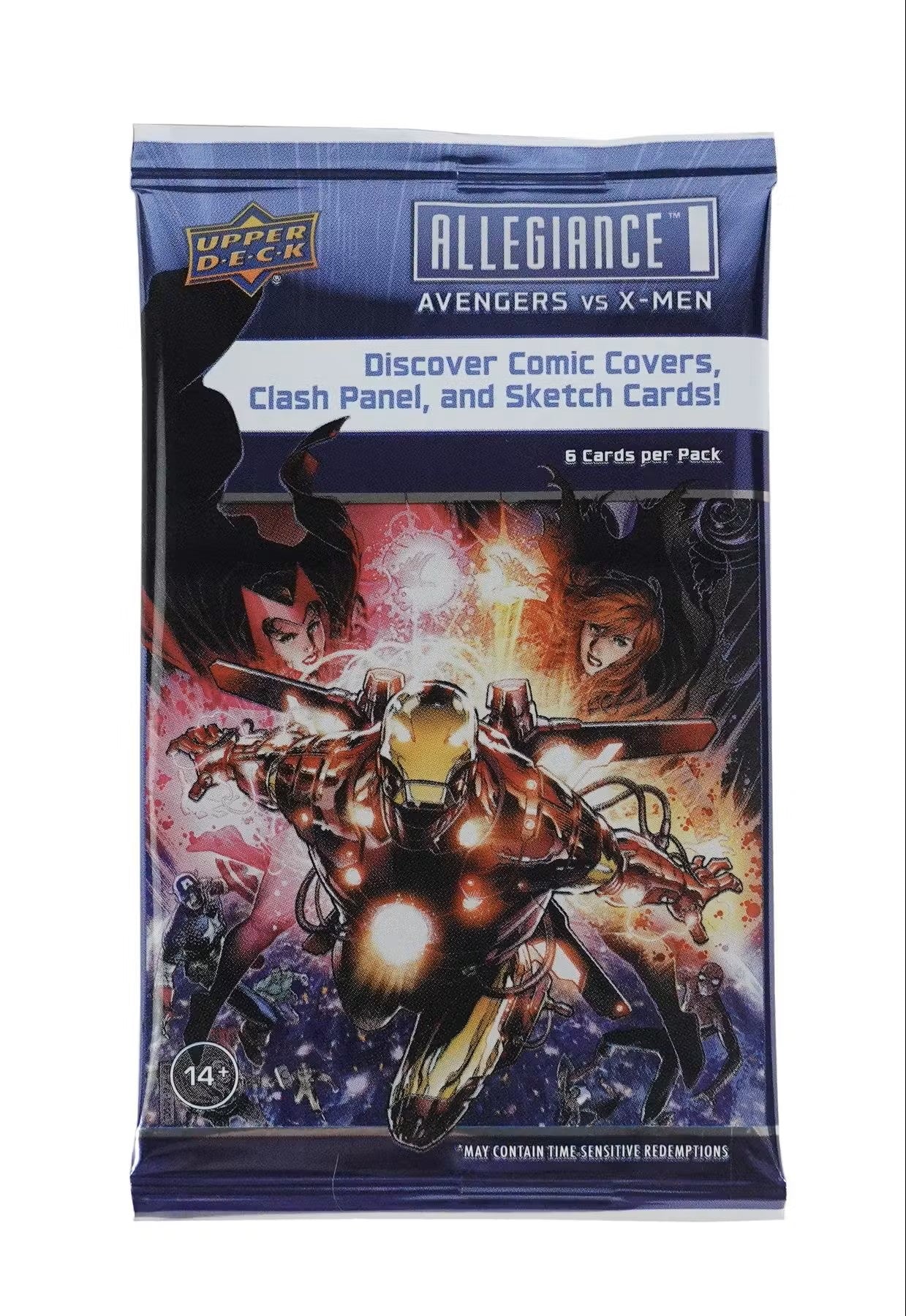 2023 Upper Deck Marvel Allegiance: Avengers VS X - Men Hobby Box - Columbia Hobby - Sports Card Boxes - Toploaders - Card Savers