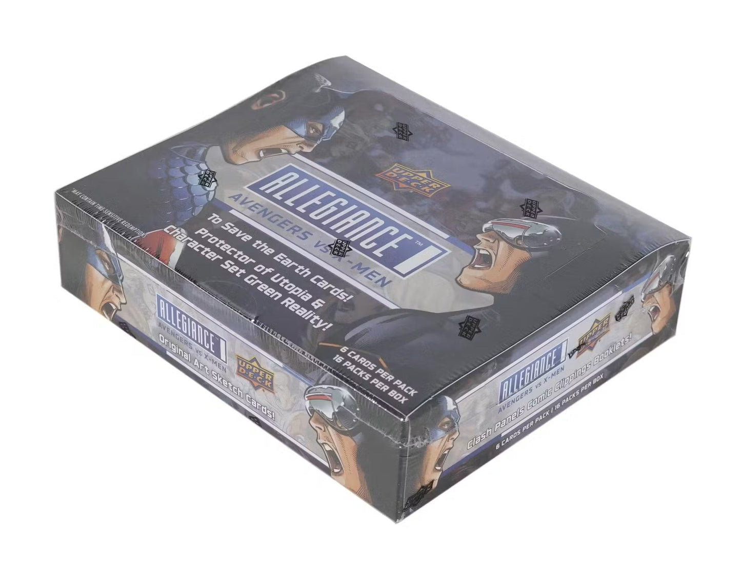 2023 Upper Deck Marvel Allegiance: Avengers VS X - Men Hobby Box - Columbia Hobby - Sports Card Boxes - Toploaders - Card Savers