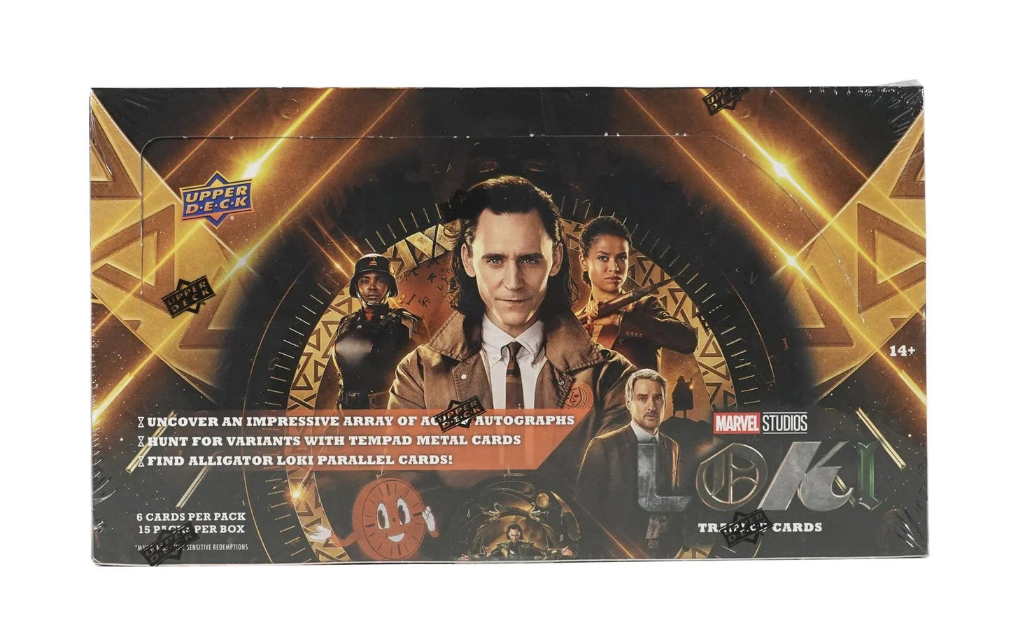2023 Upper Deck Marvel Studios Loki Hobby Box - Columbia Hobby - Sports Card Boxes - Toploaders - Card Savers