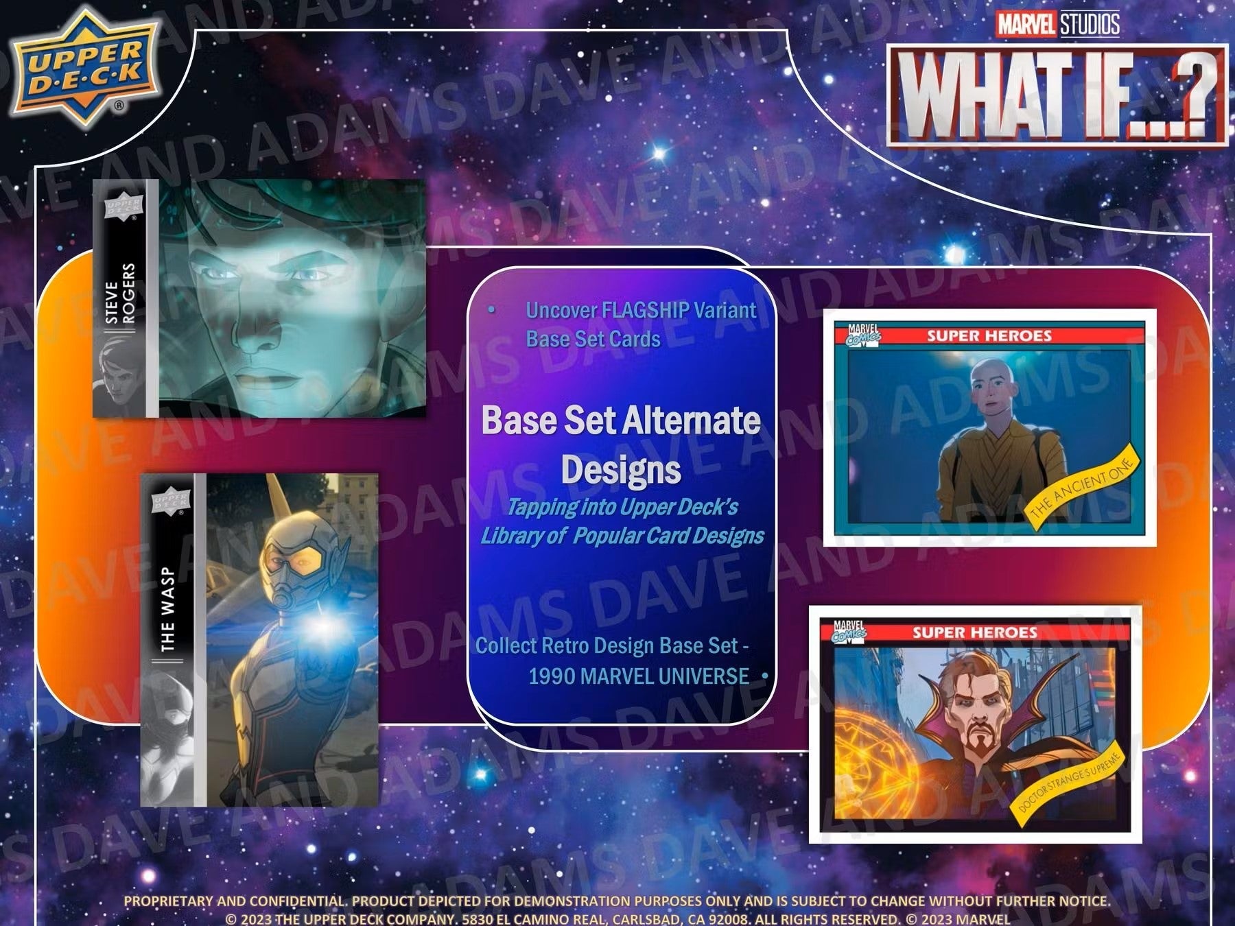 2023 Upper Deck Marvel Studios What If...? Hobby Box - Columbia Hobby - Sports Card Boxes - Toploaders - Card Savers