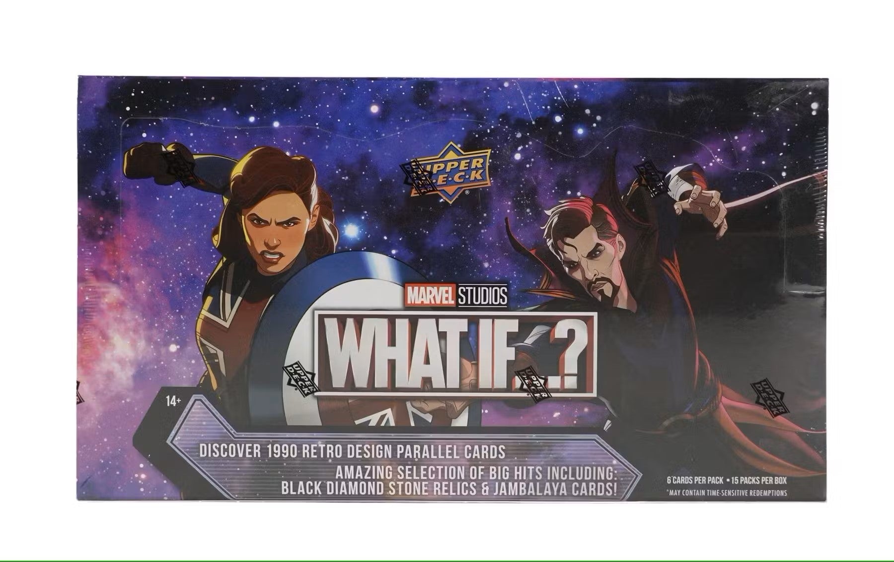 2023 Upper Deck Marvel Studios What If...? Hobby Box - Columbia Hobby - Sports Card Boxes - Toploaders - Card Savers