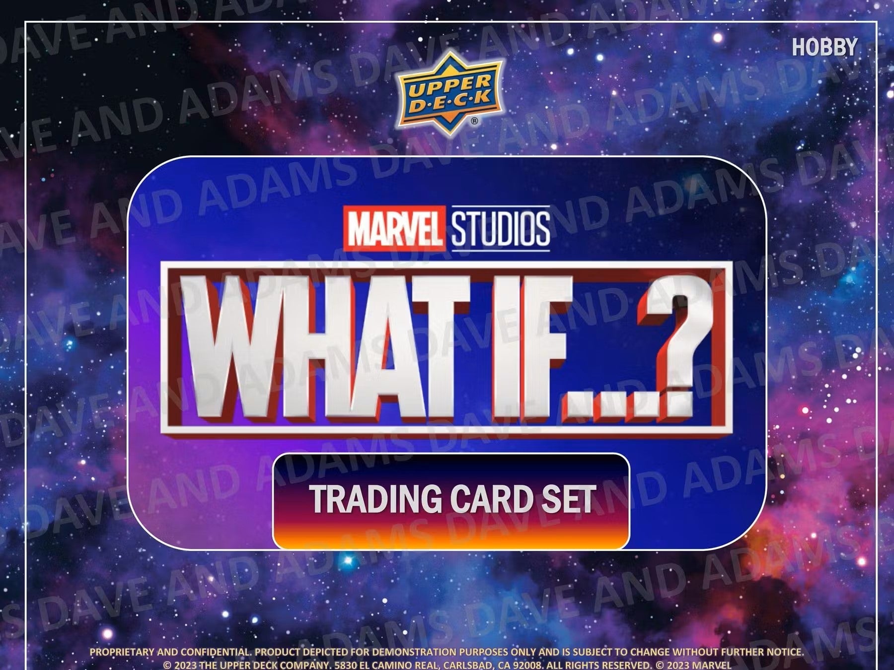 2023 Upper Deck Marvel Studios What If...? Hobby Box - Columbia Hobby - Sports Card Boxes - Toploaders - Card Savers