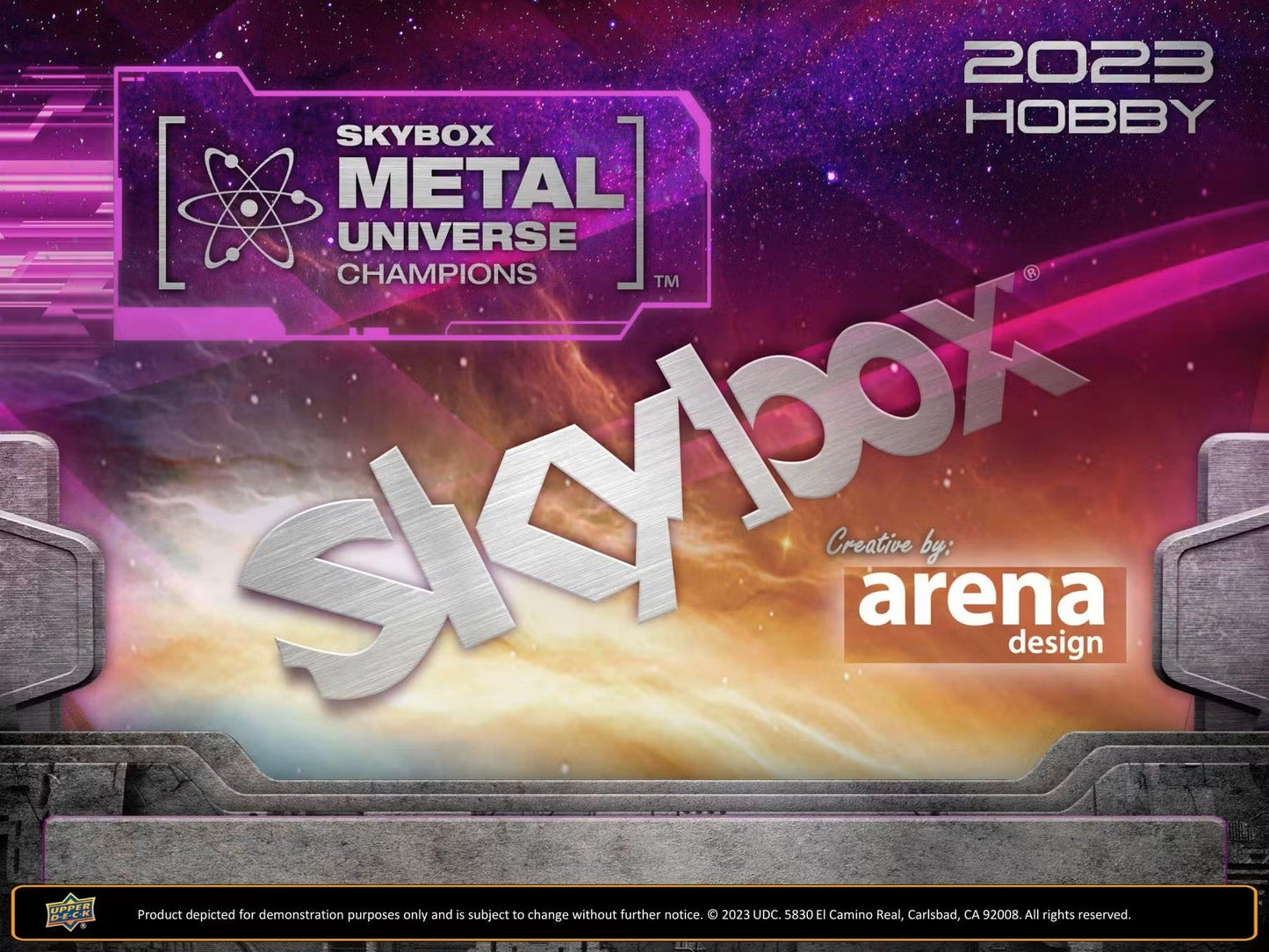 2023 Upper Deck Skybox Metal Universe Champions Hobby Box - Columbia Hobby - Sports Card Boxes - Toploaders - Card Savers