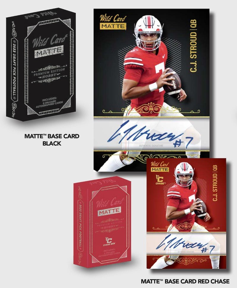 2023 Wild Card Matte Football Premium Edition Hobby Box - Columbia Hobby - Sports Card Boxes - Toploaders - Card Savers