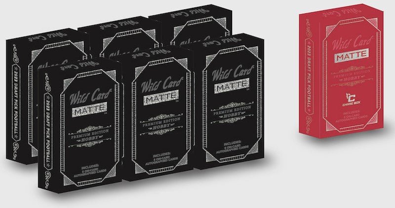 2023 Wild Card Matte Football Premium Edition Hobby Box - Columbia Hobby - Sports Card Boxes - Toploaders - Card Savers