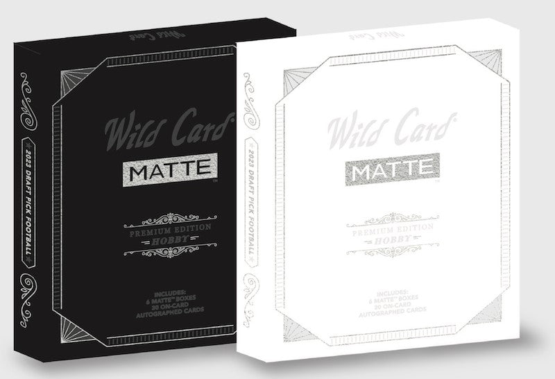 2023 Wild Card Matte Football Premium Edition Hobby Box - Columbia Hobby - Sports Card Boxes - Toploaders - Card Savers