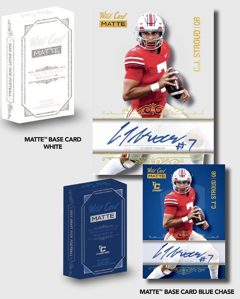 2023 Wild Card Matte Football Premium Edition Hobby Box - Columbia Hobby - Sports Card Boxes - Toploaders - Card Savers