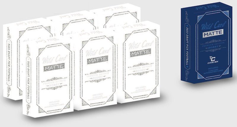 2023 Wild Card Matte Football Premium Edition Hobby Box - Columbia Hobby - Sports Card Boxes - Toploaders - Card Savers