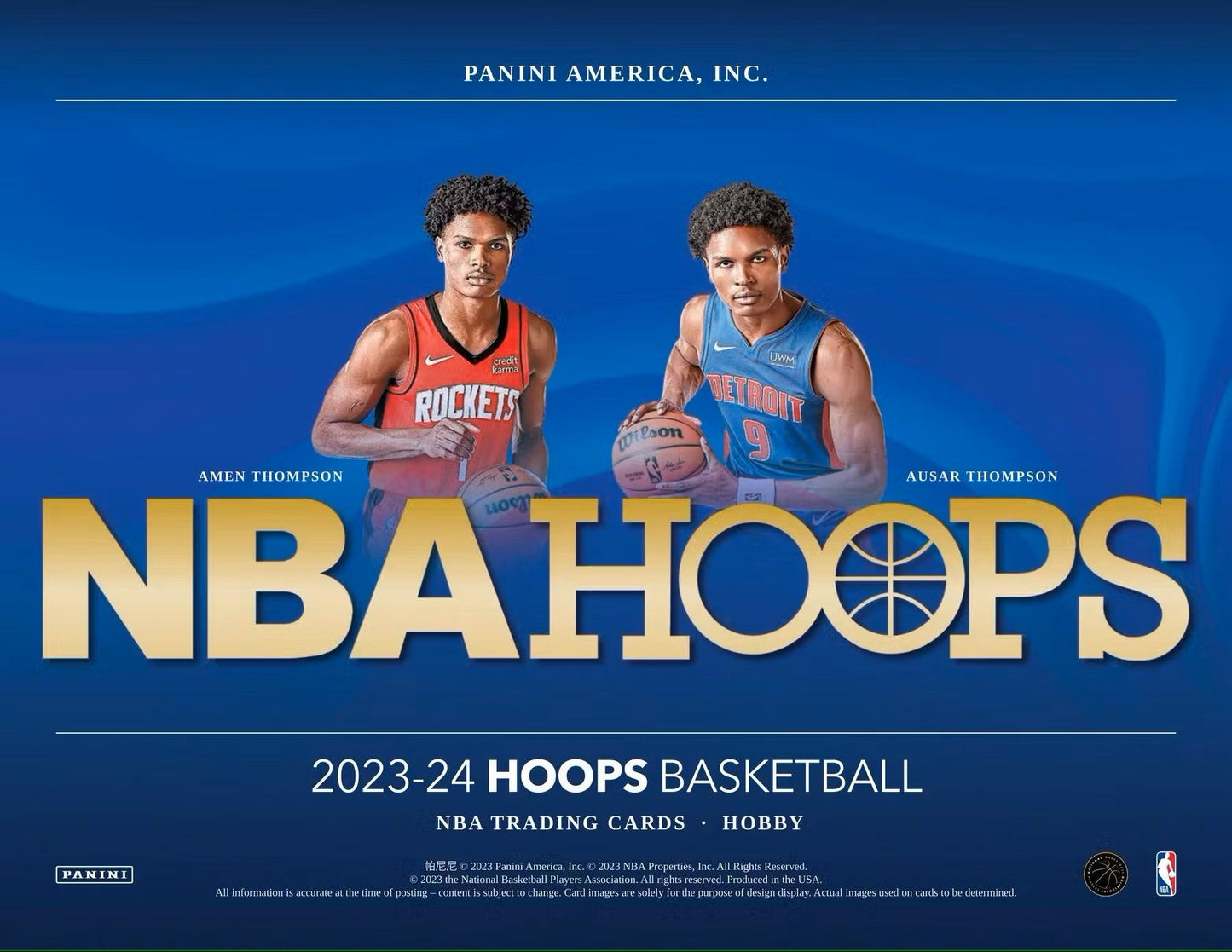 2023/24 Panini NBA Hoops Basketball Hobby Box - Columbia Hobby - Sports Card Boxes - Toploaders - Card Savers