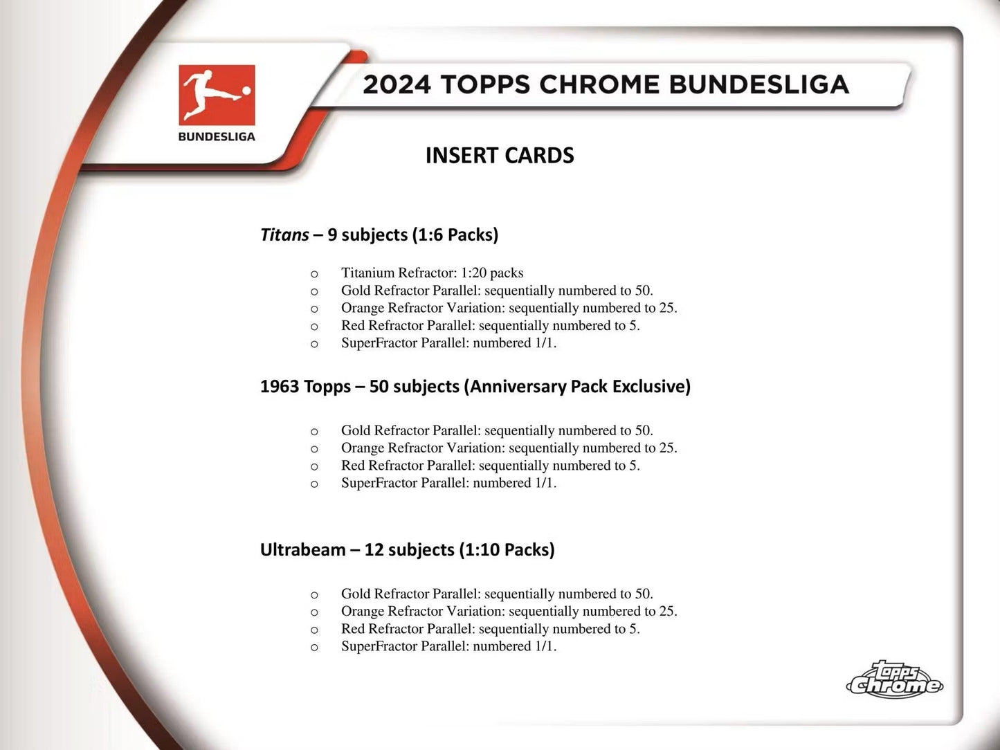 2023/24 Topps Chrome Bundesliga Soccer Hobby Box - Columbia Hobby - Sports Card Boxes - Toploaders - Card Savers