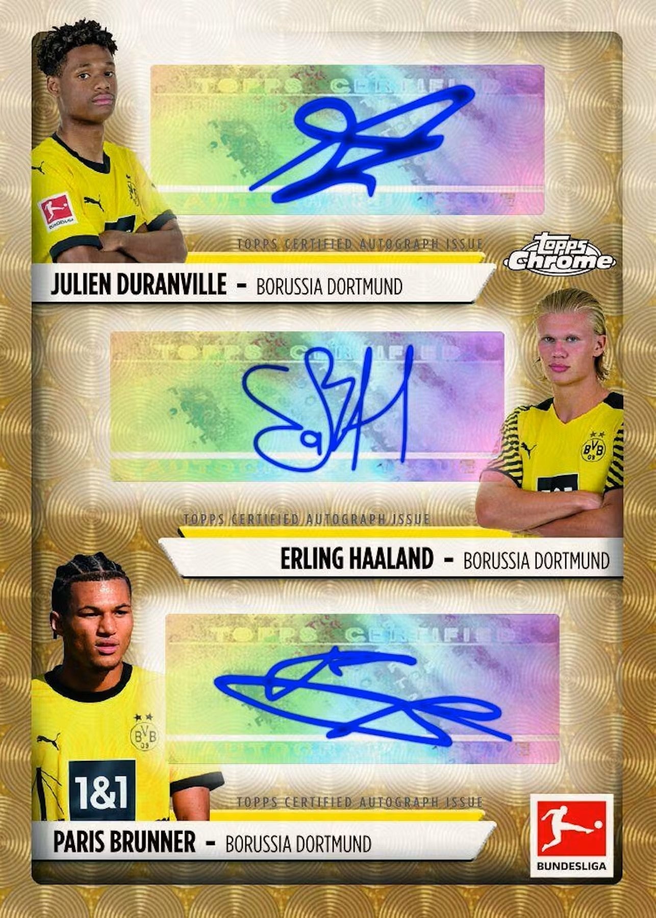 2023/24 Topps Chrome Bundesliga Soccer Hobby Box - Columbia Hobby - Sports Card Boxes - Toploaders - Card Savers