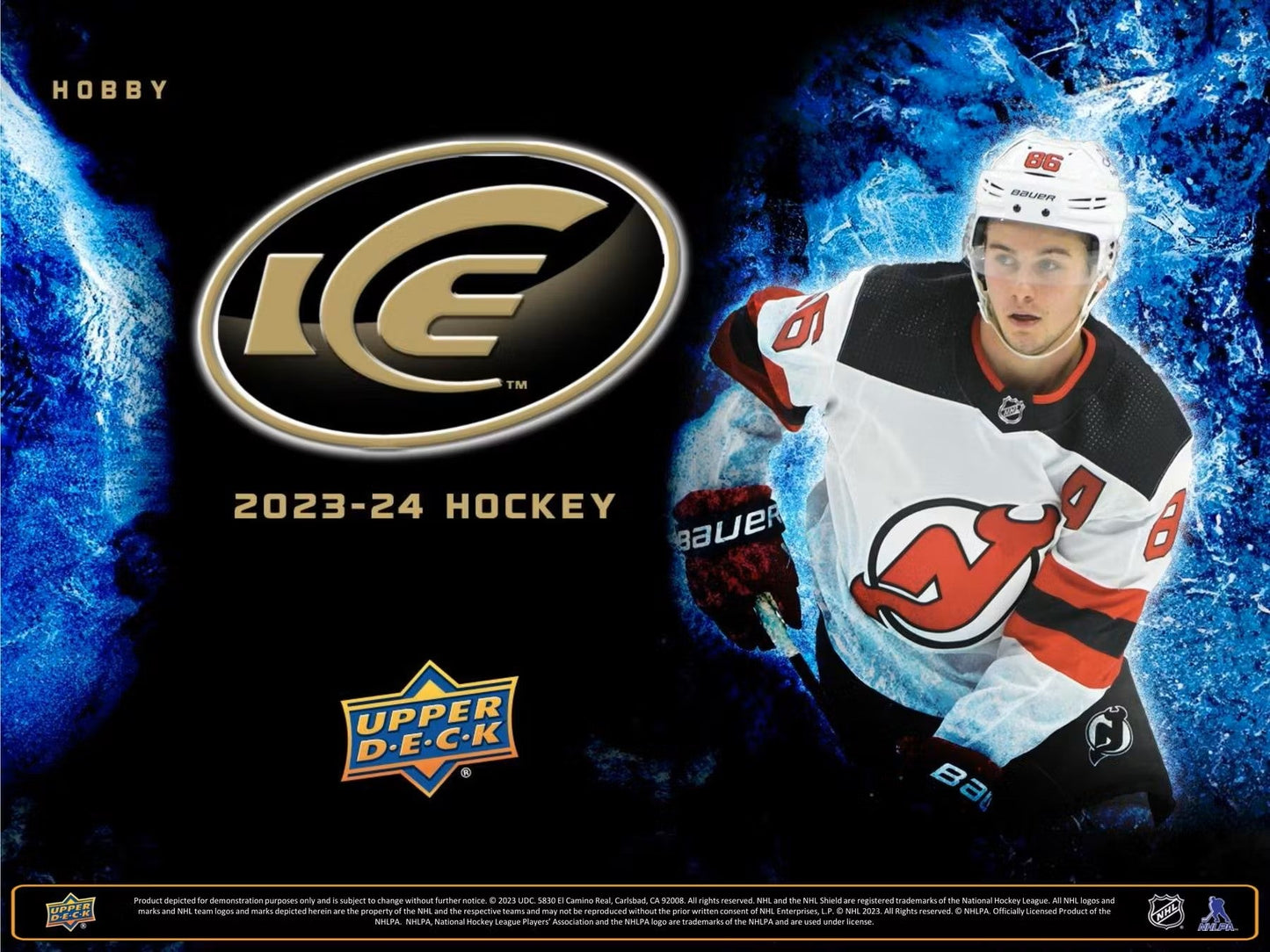 2023/24 Upper Deck Ice Hockey Hobby Box - Columbia Hobby - Sports Card Boxes - Toploaders - Card Savers