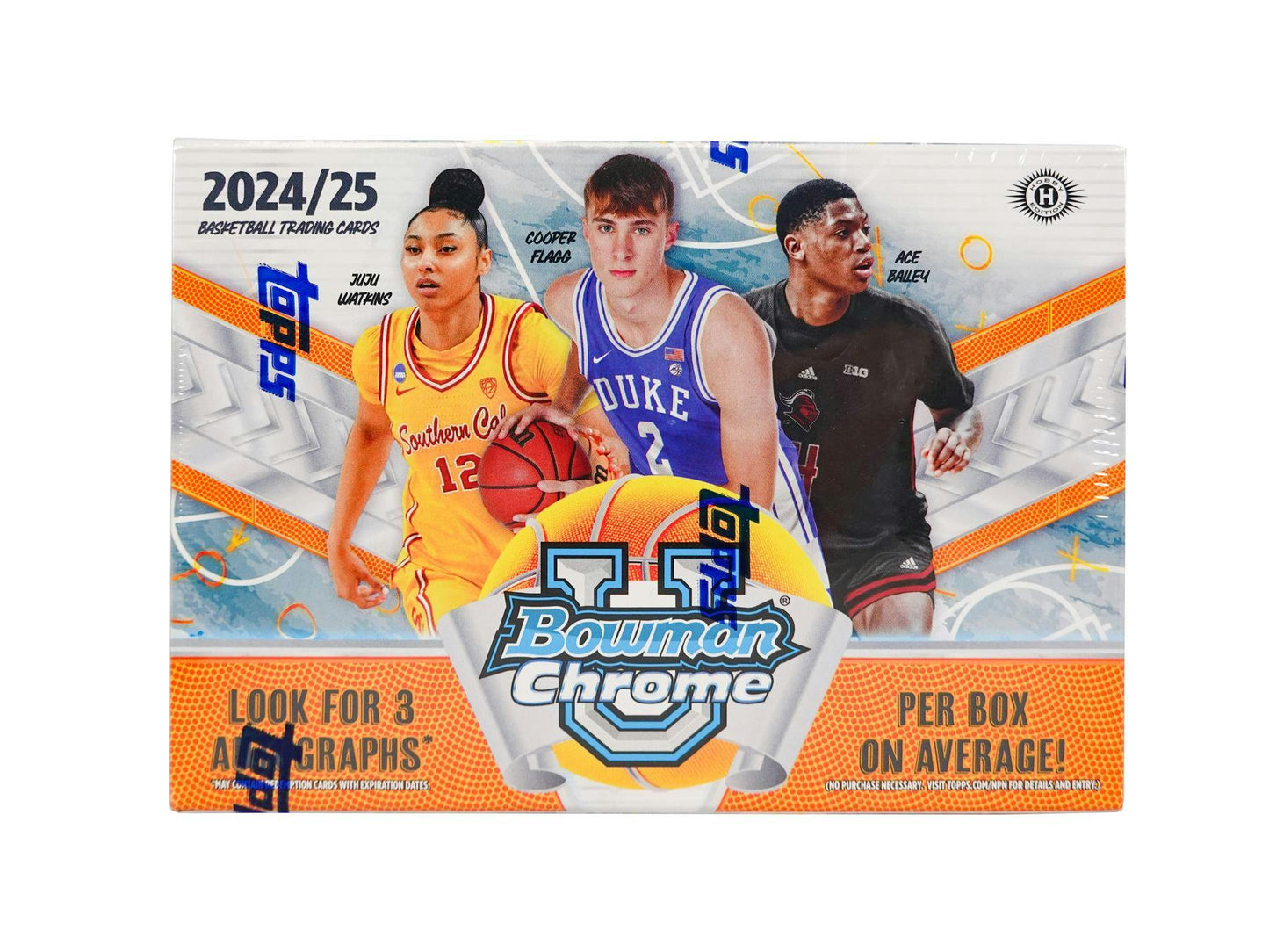 2024 - 25 Bowman University Chrome Basketball Breaker Delight Box - Columbia Hobby - Sports Card Boxes - Toploaders - Card Savers