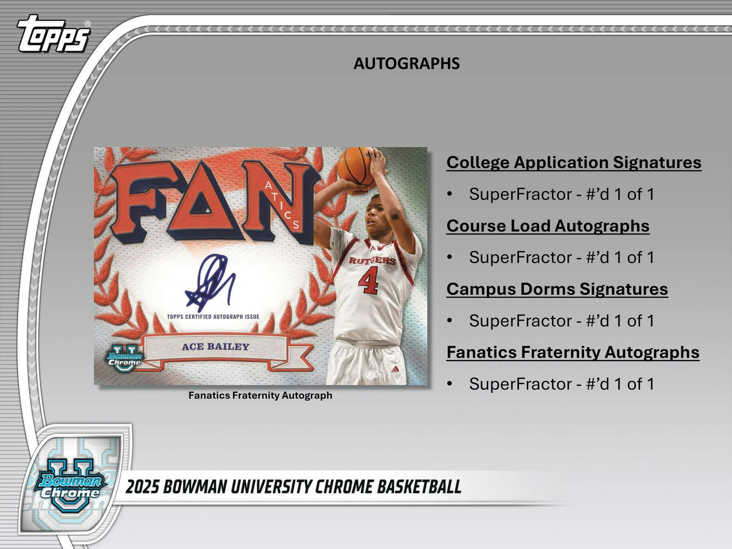 2024 - 25 Bowman University Chrome Basketball Breaker Delight Box - Columbia Hobby - Sports Card Boxes - Toploaders - Card Savers