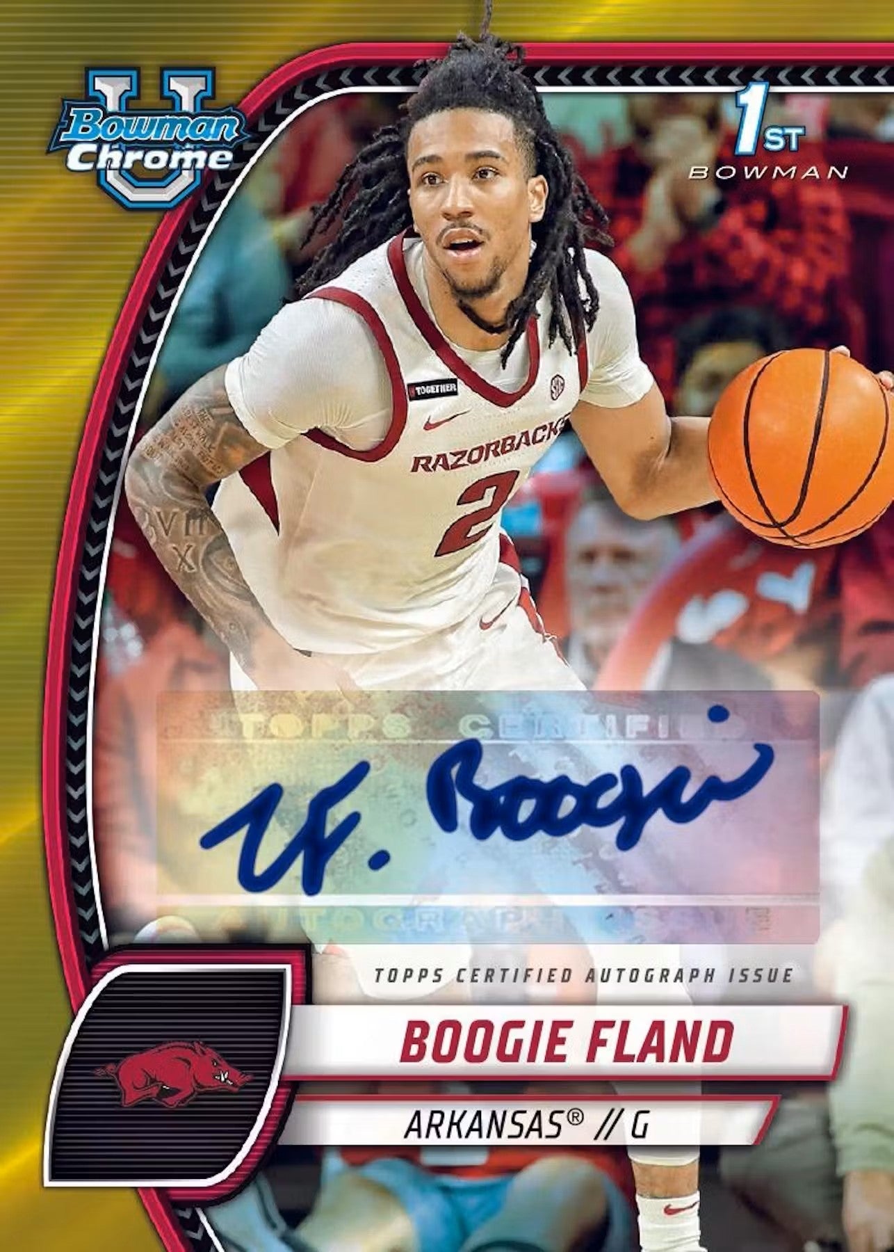 2024 - 25 Bowman University Chrome Basketball Hobby Box - Columbia Hobby - Sports Card Boxes - Toploaders - Card Savers