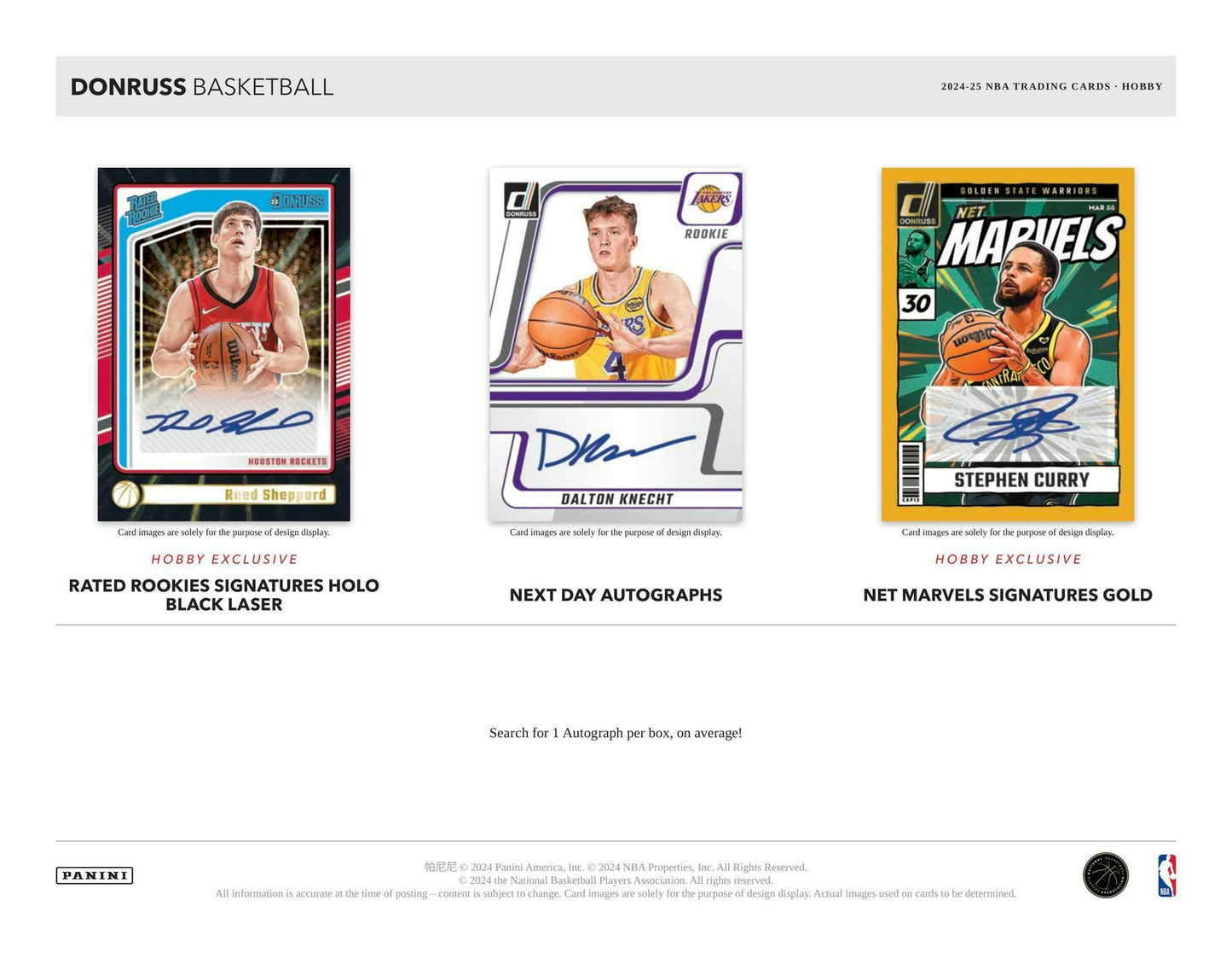 2024 - 25 Panini Donruss Basketball Hobby Box - Columbia Hobby - Sports Card Boxes - Toploaders - Card Savers