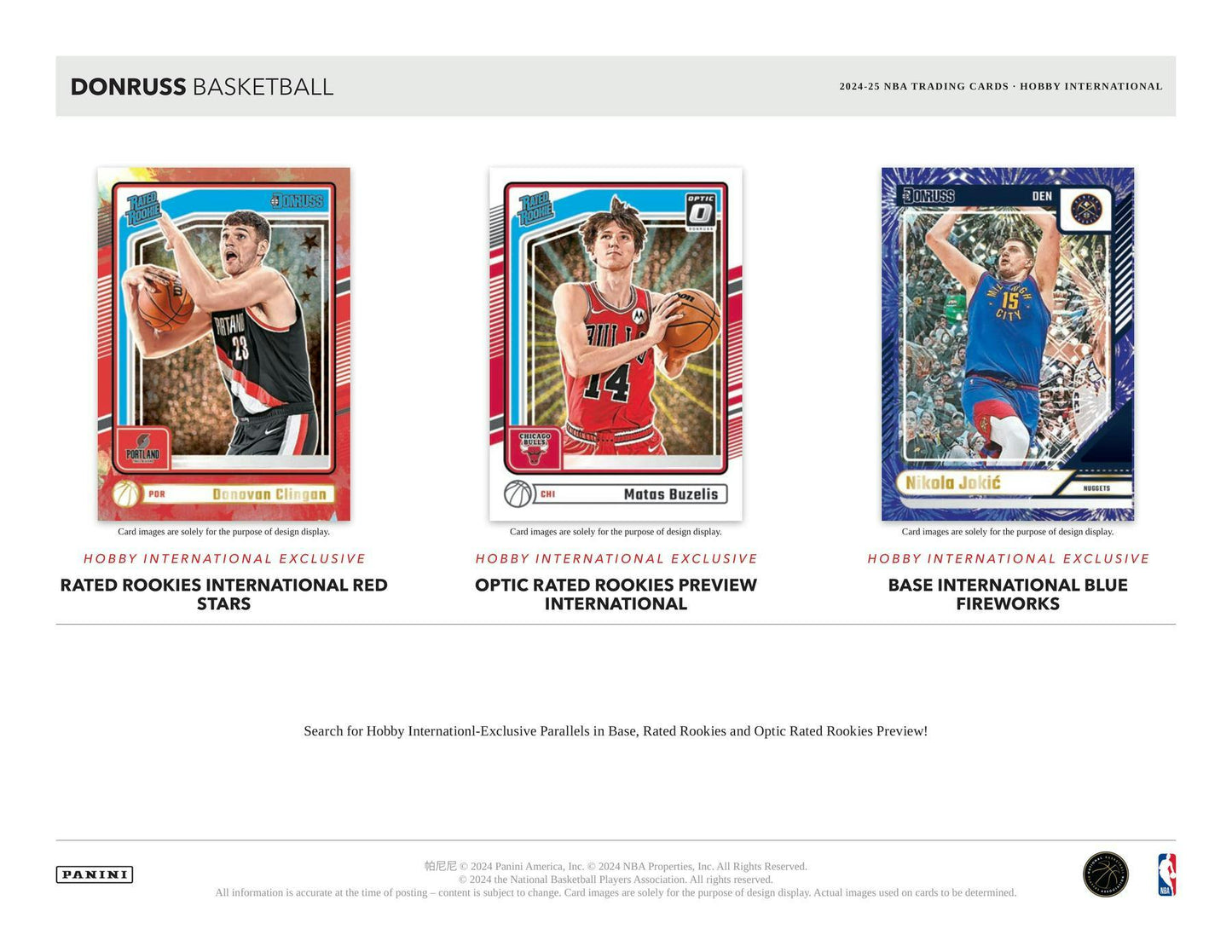 2024 - 25 Panini Donruss Basketball International Hobby Box – Columbia Sports Cards & More - Columbia Hobby - Sports Card Boxes - Toploaders - Card Savers