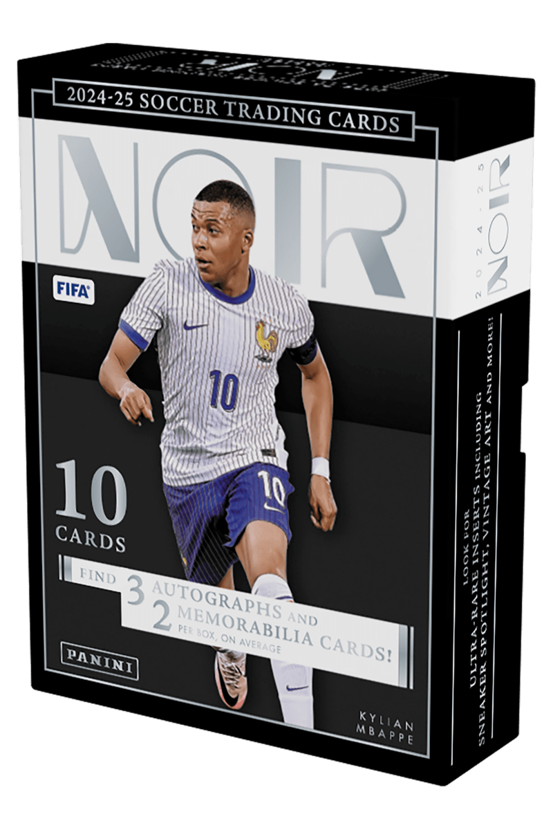 2024 - 25 Panini Noir Soccer Hobby Box | Columbia Sports Cards - Columbia Hobby - Sports Card Boxes - Toploaders - Card Savers