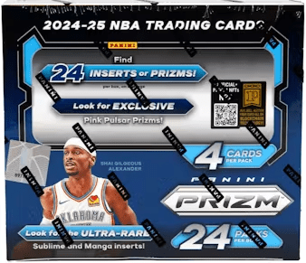 2024 - 25 Panini Prizm Basketball Retail 24 - Pack Box - Columbia Hobby - Sports Card Boxes - Toploaders - Card Savers