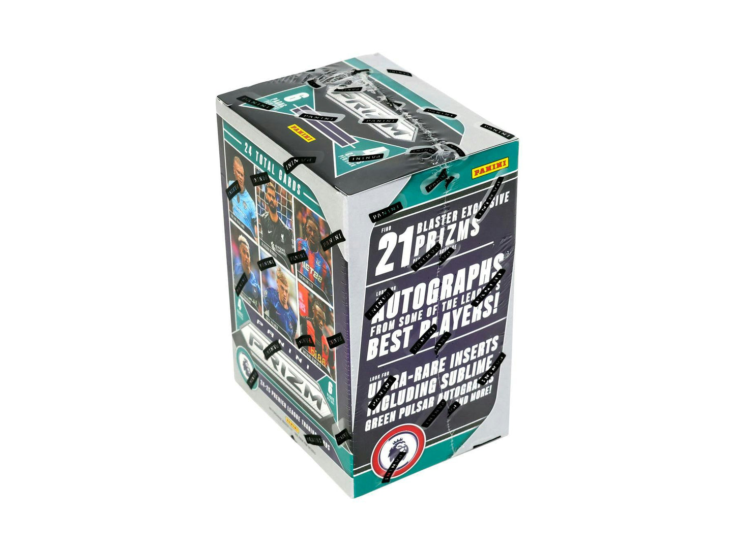 2024 - 25 Panini Prizm Premier League EPL Soccer 6 - Pack Blaster Box (Pink Mosaic Prizms!) - Columbia Hobby - Sports Card Boxes - Toploaders - Card Savers