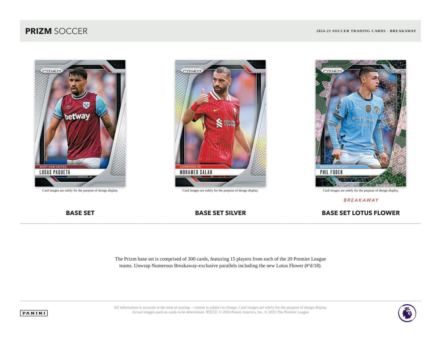 2024 - 25 Panini Prizm Premier League EPL Soccer Breakaway Box - Columbia Hobby - Sports Card Boxes - Toploaders - Card Savers