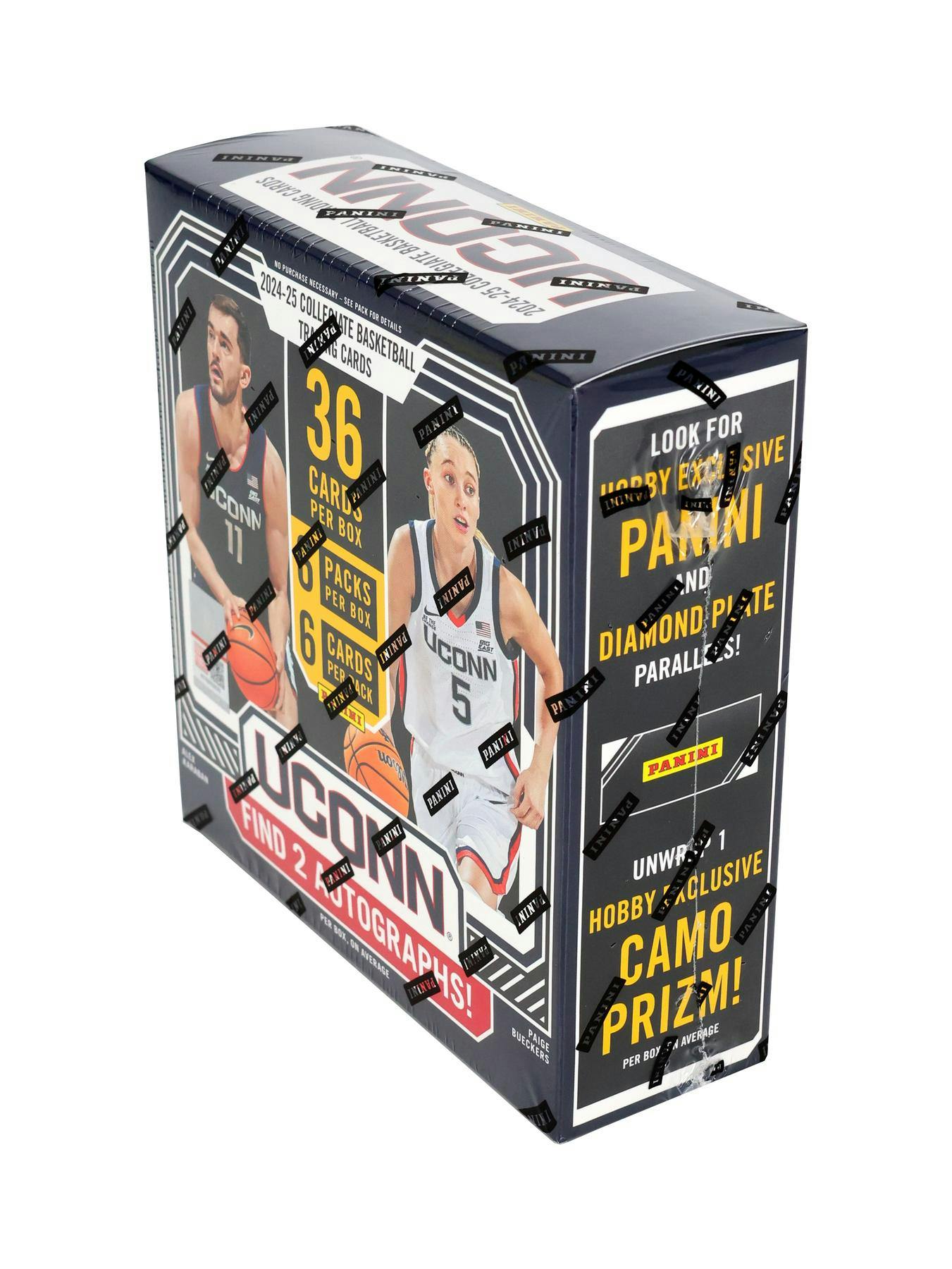 2024 - 25 Panini UConn Collegiate Basketball Hobby Box - Columbia Hobby - Sports Card Boxes - Toploaders - Card Savers
