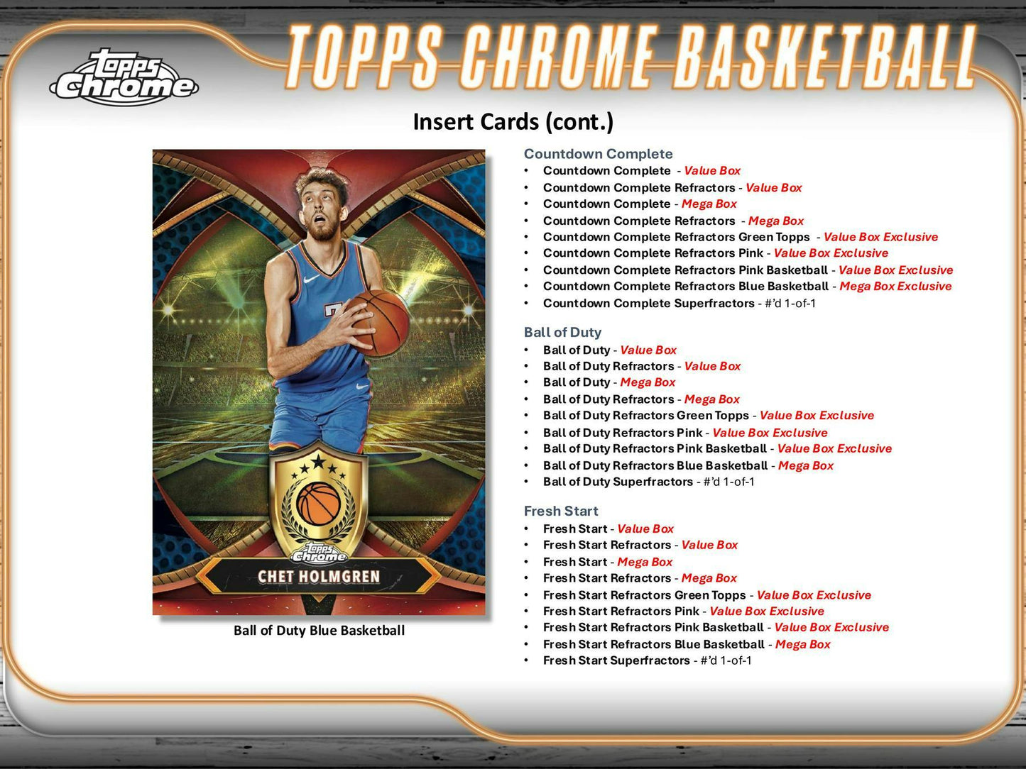 2024 - 25 Topps Chrome Basketball 8 - Pack Blaster Box - Columbia Hobby - Sports Card Boxes - Toploaders - Card Savers