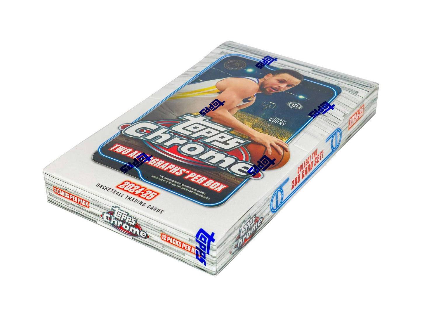 2024 - 25 Topps Chrome Basketball Hobby Box - Columbia Hobby - Sports Card Boxes - Toploaders - Card Savers