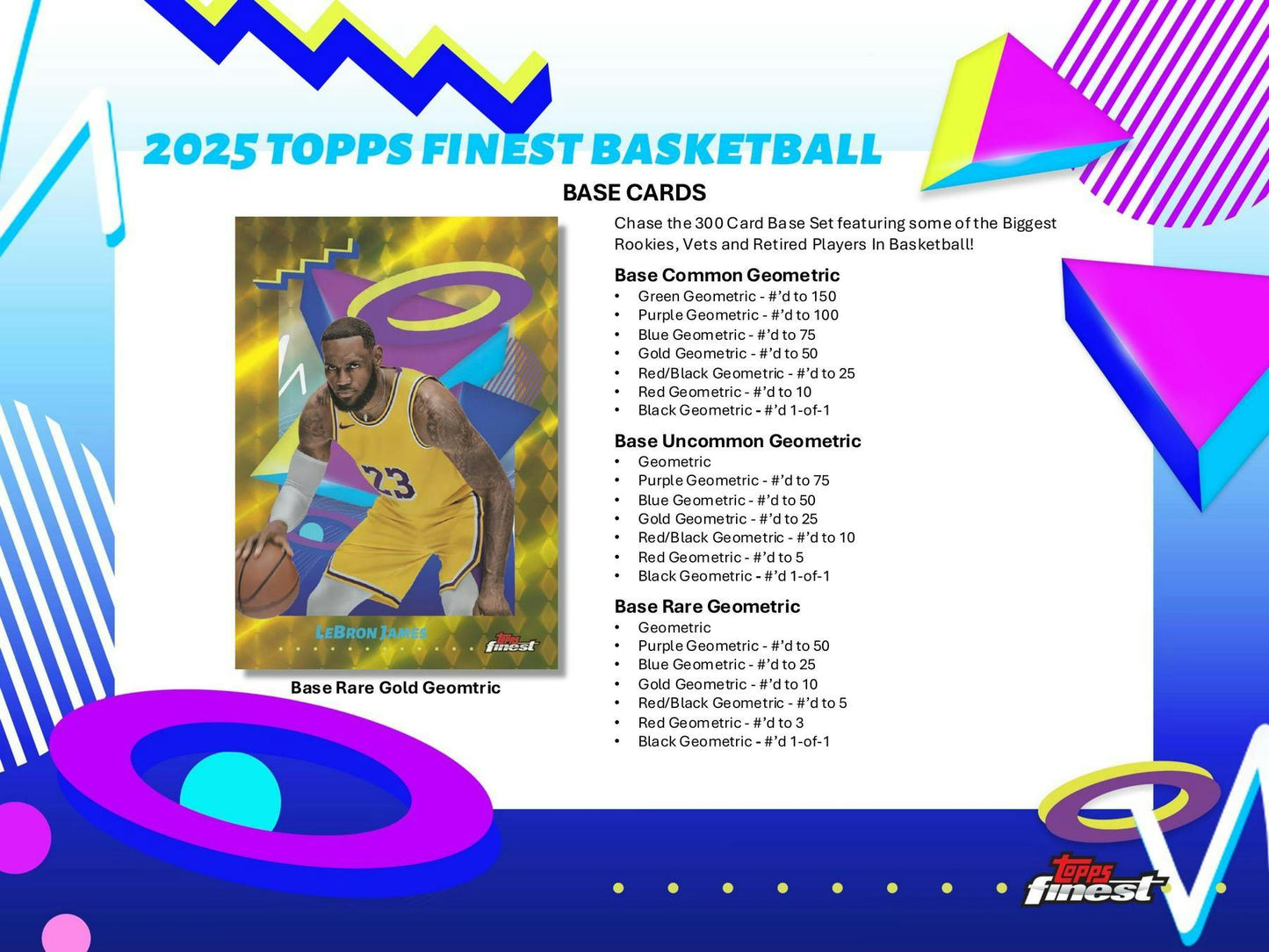 2024 - 25 Topps Finest Basketball Breaker Delight Box | Columbia Sports Cards - Columbia Hobby - Sports Card Boxes - Toploaders - Card Savers