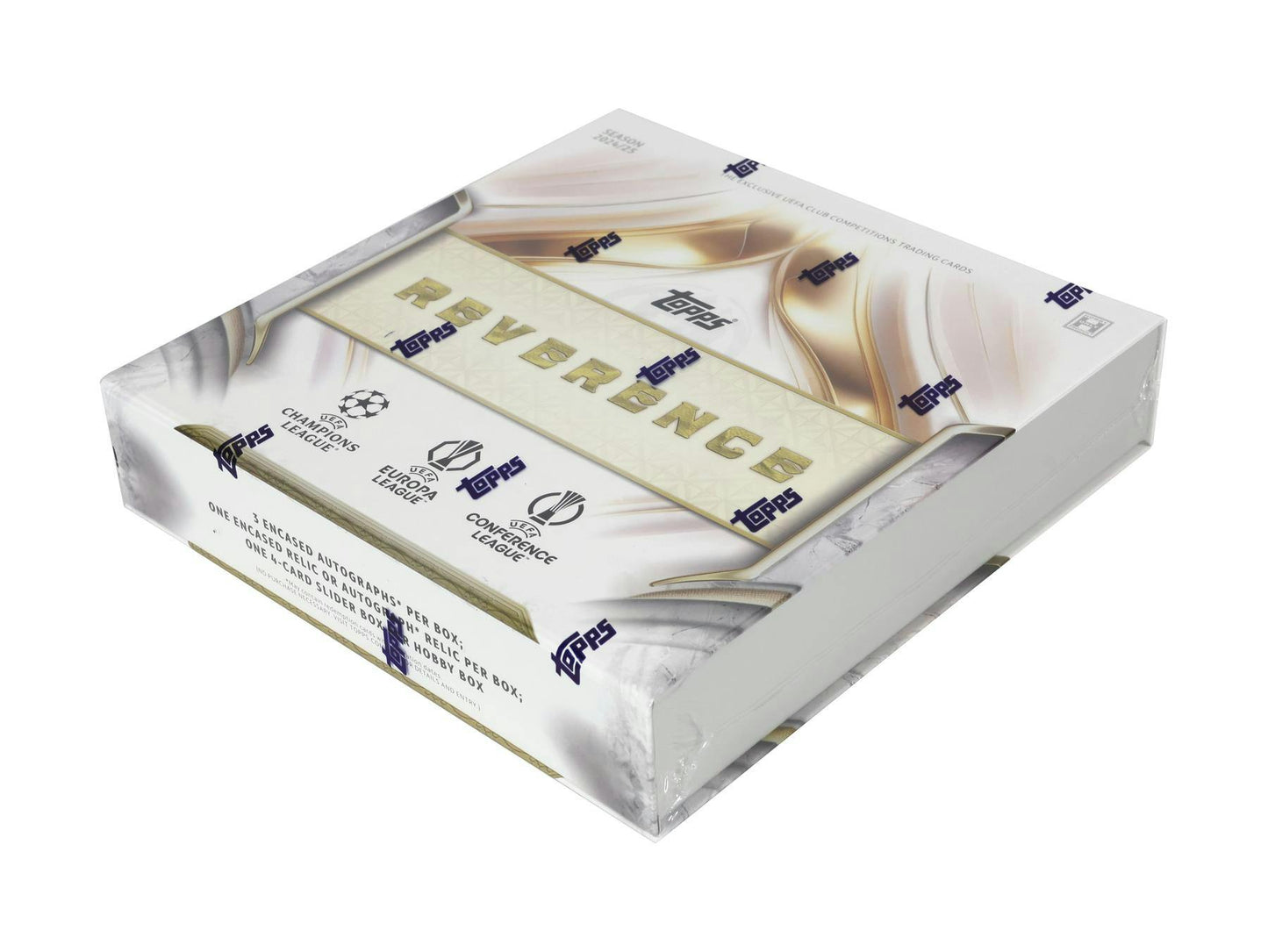 2024 - 25 Topps Reverence UEFA Club Competitions Soccer Hobby Box - Columbia Hobby - Sports Card Boxes - Toploaders - Card Savers