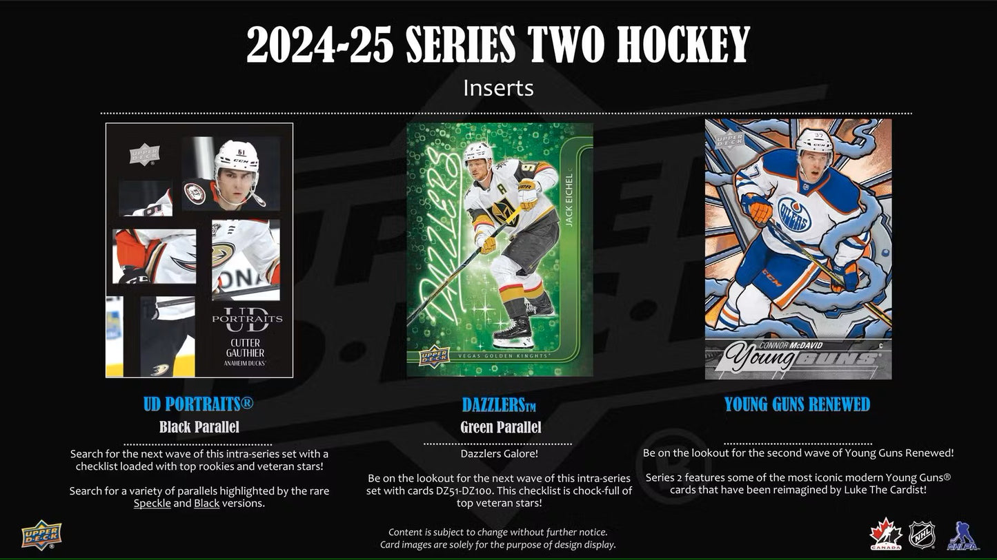2024/25 Upper Deck Series 2 Hockey Tin