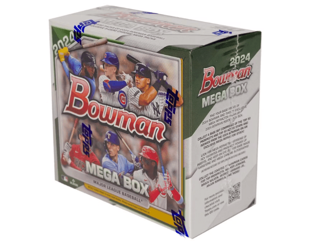 2024 Bowman Baseball Mega Box - Columbia Hobby - Sports Card Boxes - Toploaders - Card Savers