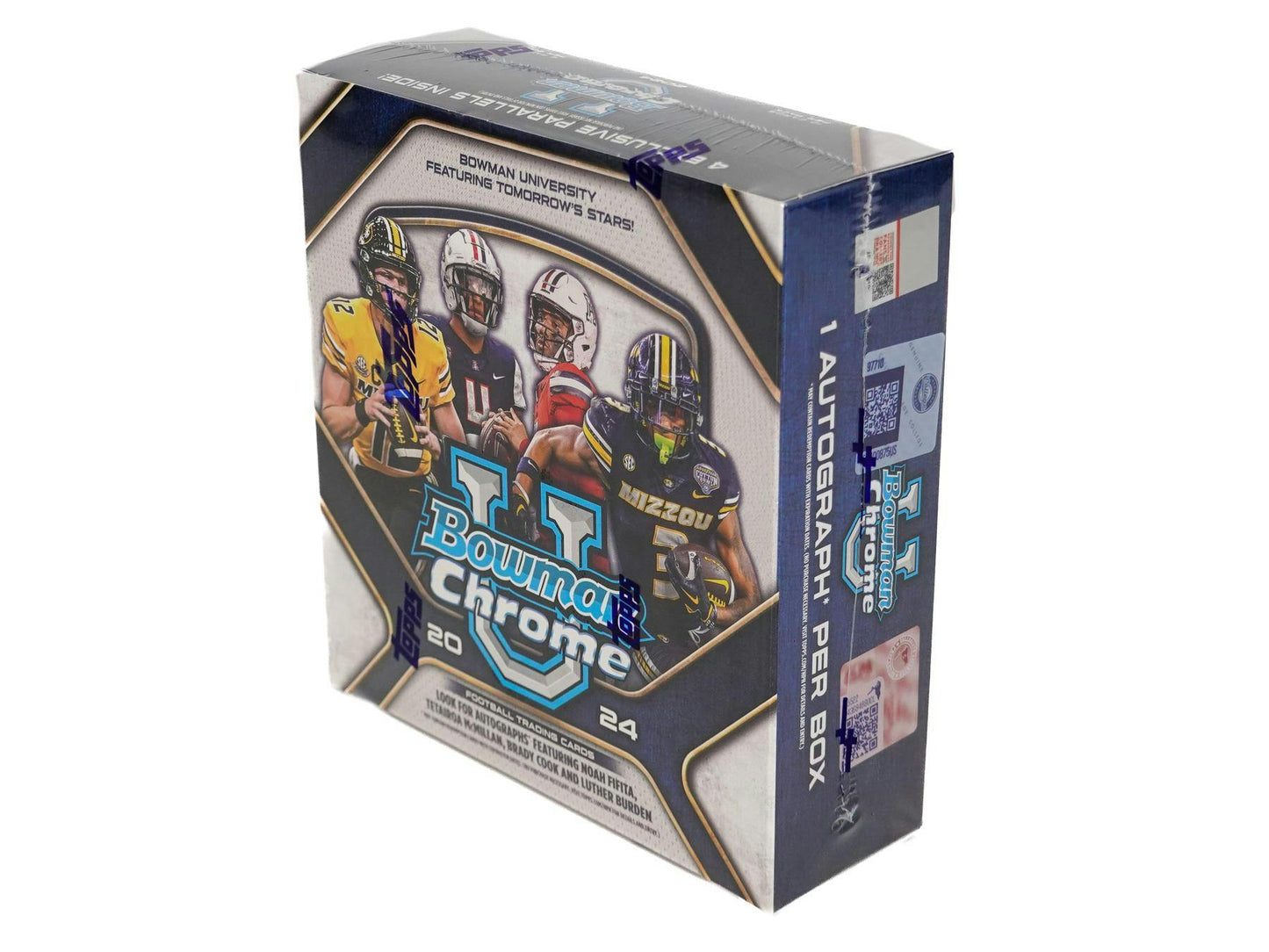 2024 Bowman University Chrome Football Monster Box - Columbia Hobby - Sports Card Boxes - Toploaders - Card Savers