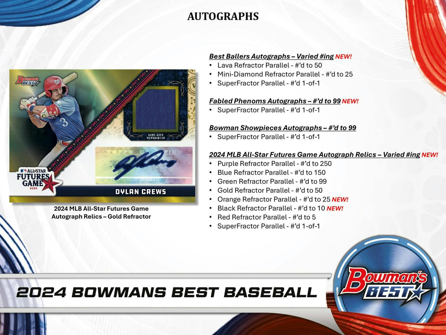 2024 Bowman's Best Baseball Hobby Box - Columbia Hobby - Sports Card Boxes - Toploaders - Card Savers