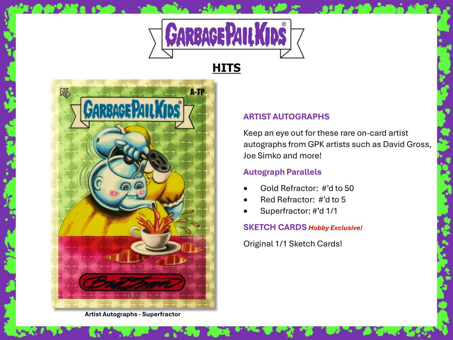 2024 Garbage Pail Kids Chrome Series 7 Hobby Box (Topps 2024) - Columbia Hobby - Sports Card Boxes - Toploaders - Card Savers