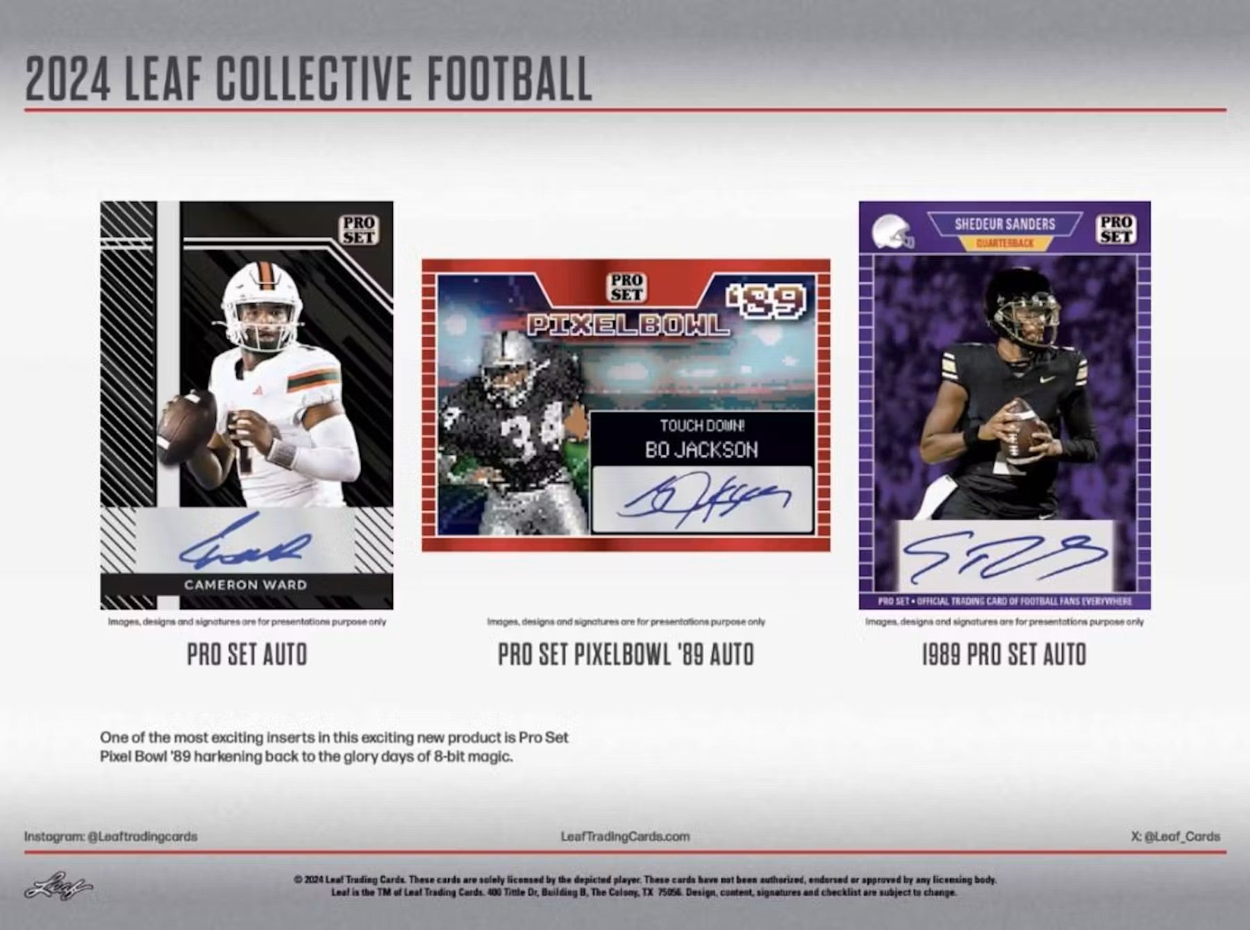 2024 Leaf Collective Football Hobby Jumbo Box - Columbia Hobby - Sports Card Boxes - Toploaders - Card Savers