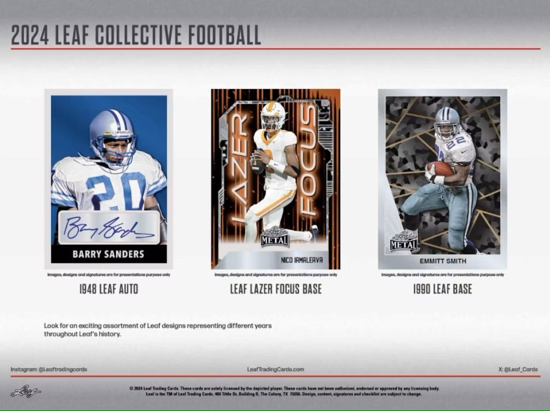 2024 Leaf Collective Football Hobby Jumbo Box - Columbia Hobby - Sports Card Boxes - Toploaders - Card Savers