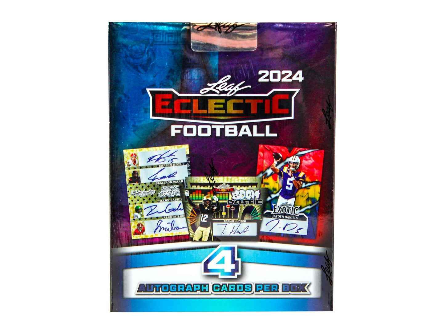 2024 Leaf Eclectic Football Hobby Box - Columbia Hobby - Sports Card Boxes - Toploaders - Card Savers