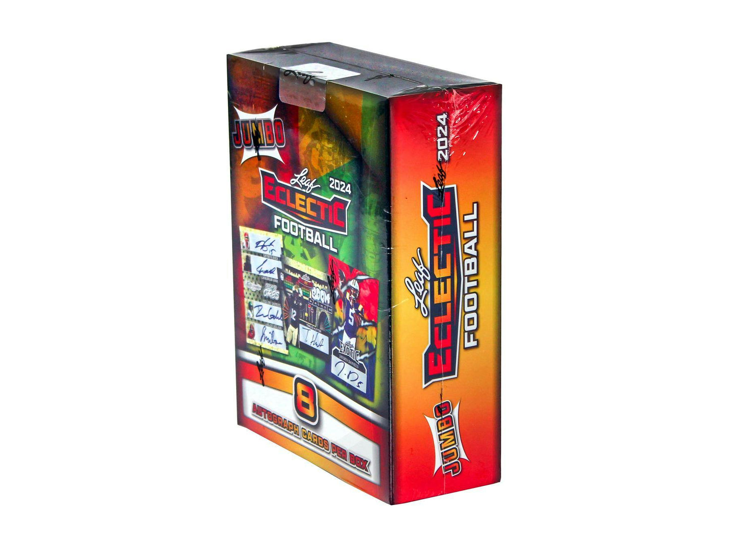 2024 Leaf Eclectic Football Jumbo Box - Columbia Hobby - Sports Card Boxes - Toploaders - Card Savers