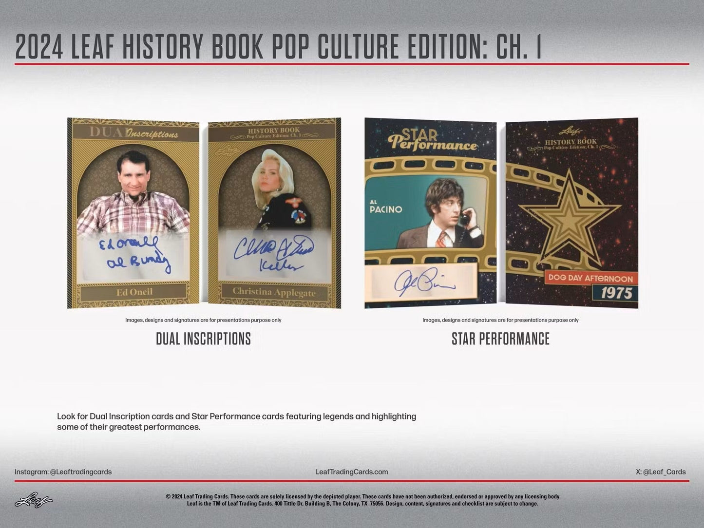 2024 Leaf History Book Pop Culture Edition Chapter 1 Hobby Box - Columbia Hobby - Sports Card Boxes - Toploaders - Card Savers