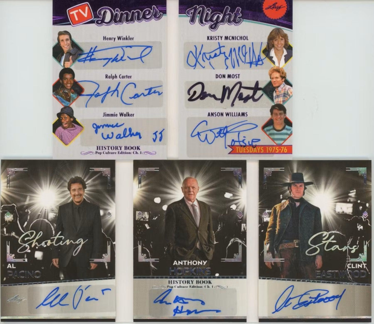 2024 Leaf History Book Pop Culture Edition Chapter 1 Hobby Box - Columbia Hobby - Sports Card Boxes - Toploaders - Card Savers