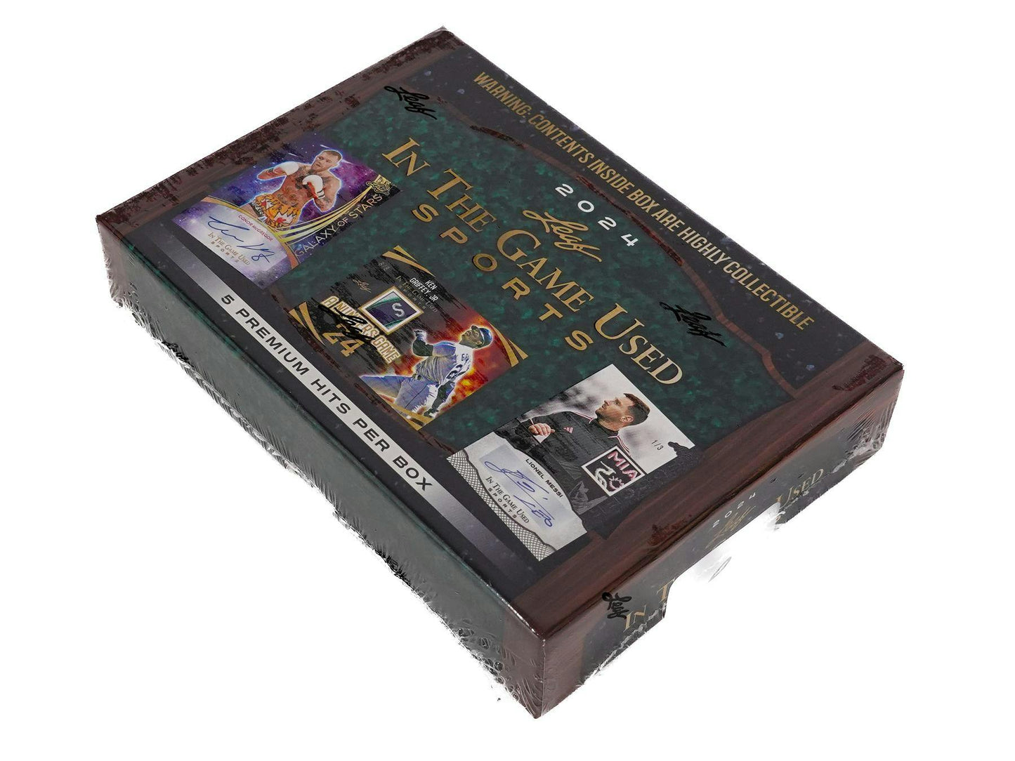2024 Leaf In the Game Used Sports Hobby Box - Columbia Hobby - Sports Card Boxes - Toploaders - Card Savers