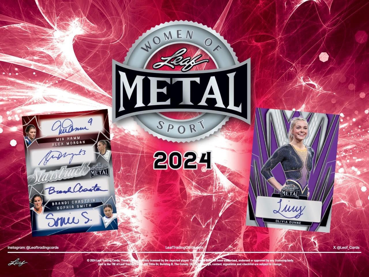 2024 Leaf Metal Women of Sport Box - Columbia Hobby - Sports Card Boxes - Toploaders - Card Savers