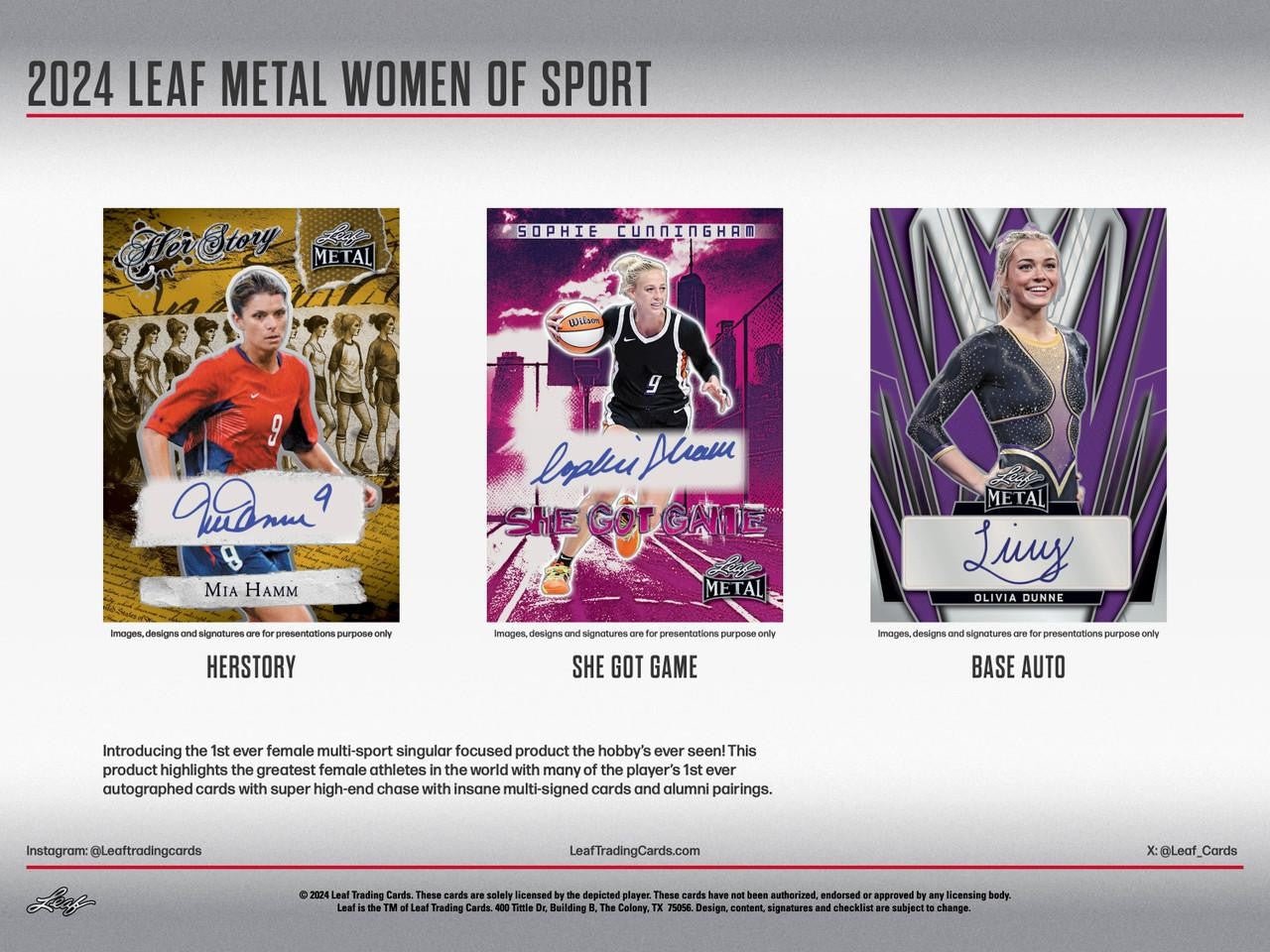 2024 Leaf Metal Women of Sport Box - Columbia Hobby - Sports Card Boxes - Toploaders - Card Savers