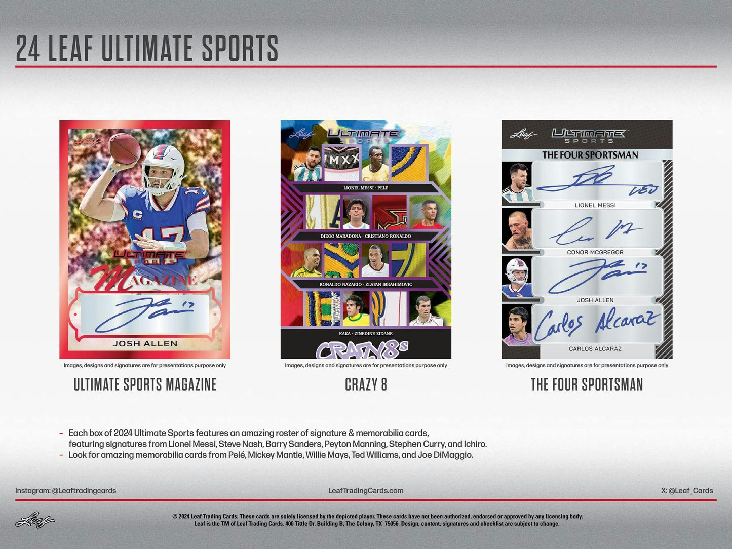 2024 Leaf Ultimate Sports Hobby Box - Columbia Hobby - Sports Card Boxes - Toploaders - Card Savers