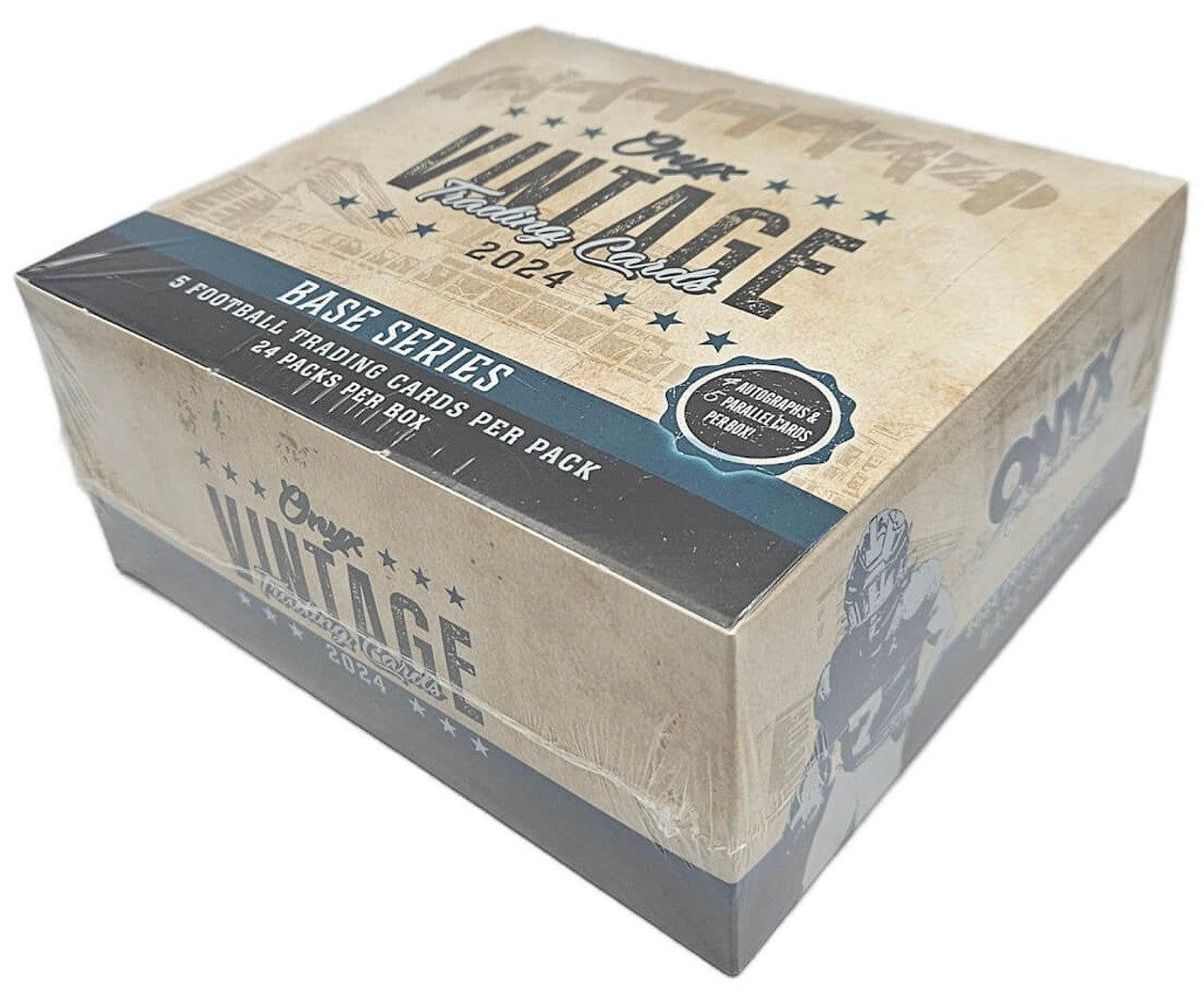 2024 Onyx Vintage Football Hobby Box - Columbia Hobby - Sports Card Boxes - Toploaders - Card Savers