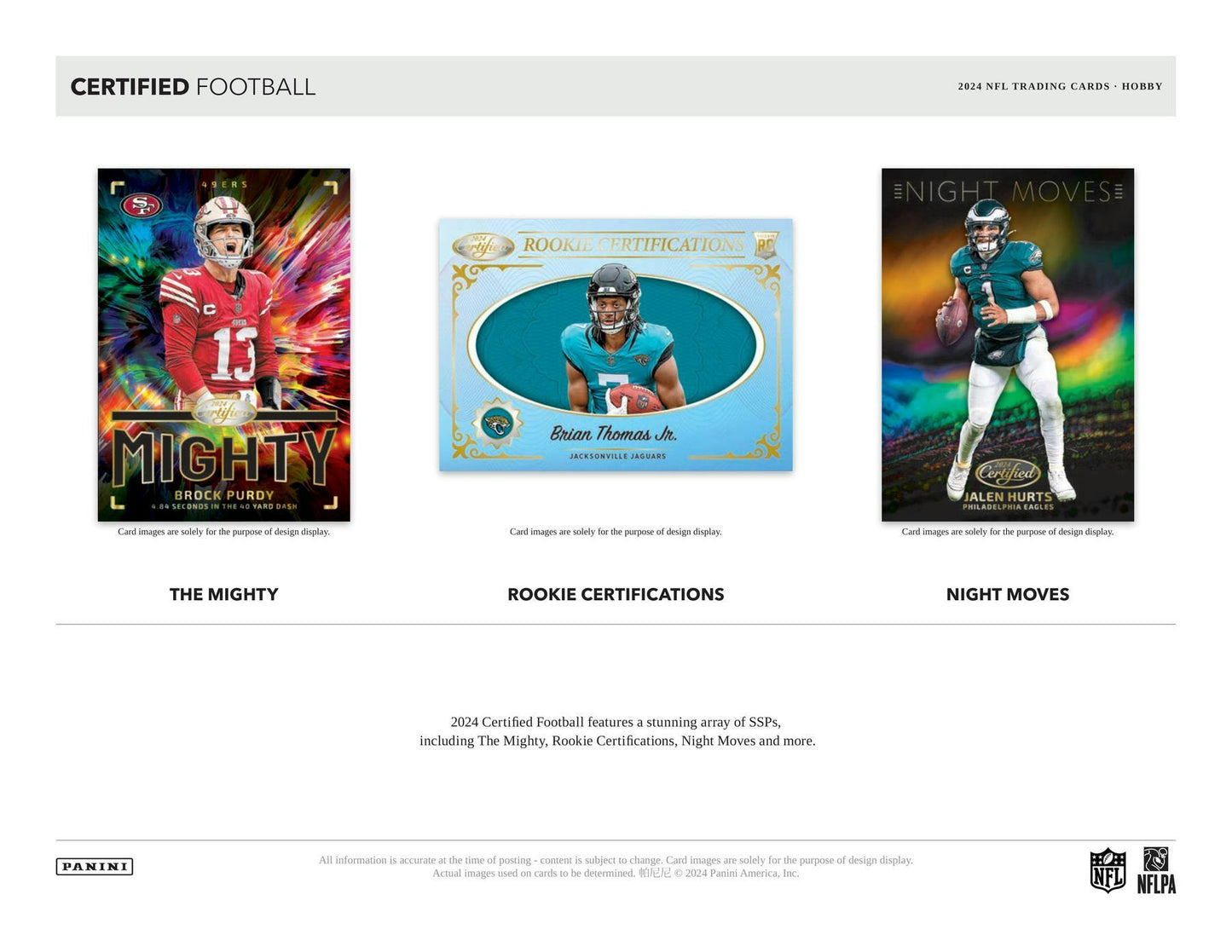 2024 Panini Certified Football Hobby Box - Columbia Hobby - Sports Card Boxes - Toploaders - Card Savers