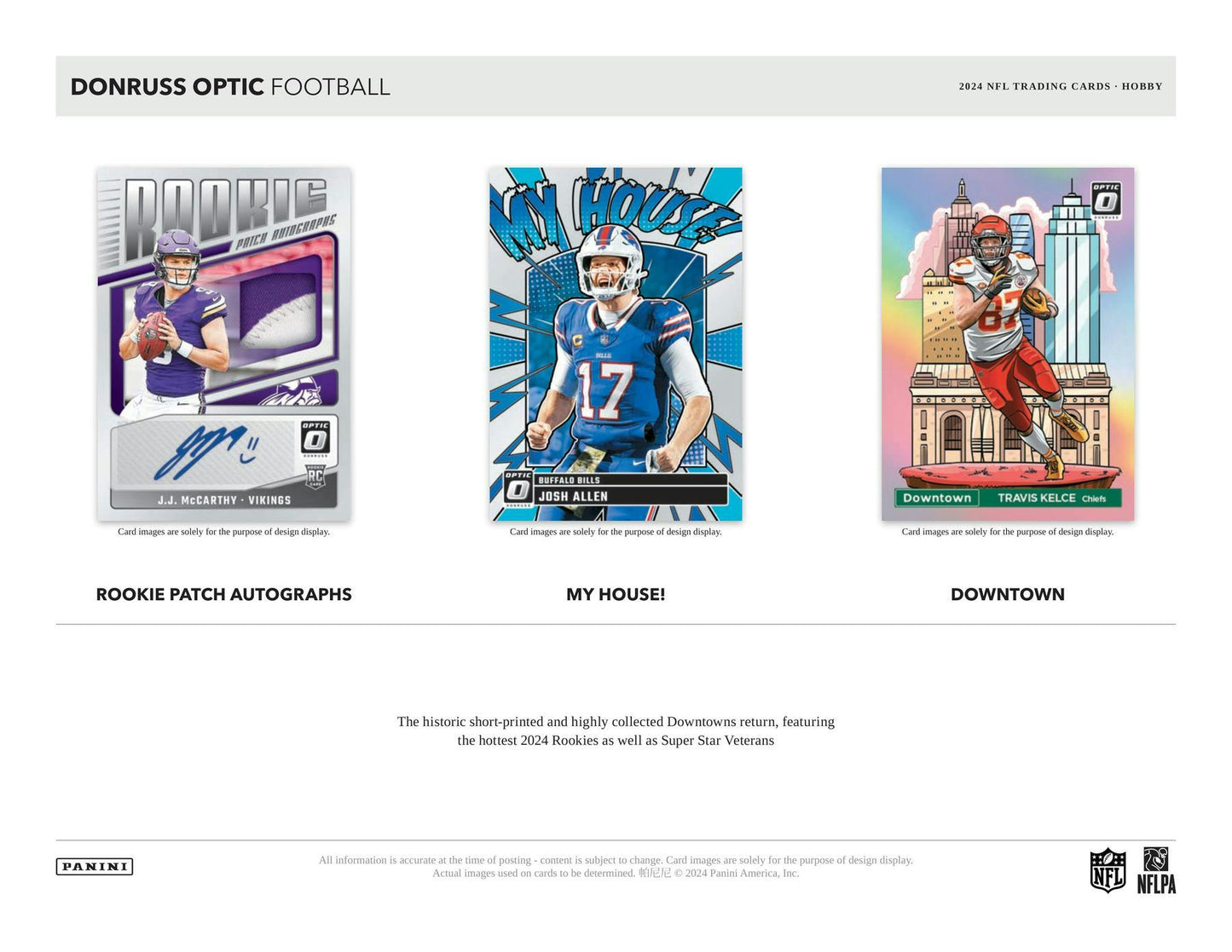2024 Panini Donruss Optic Football Hobby Box - Columbia Hobby - Sports Card Boxes - Toploaders - Card Savers