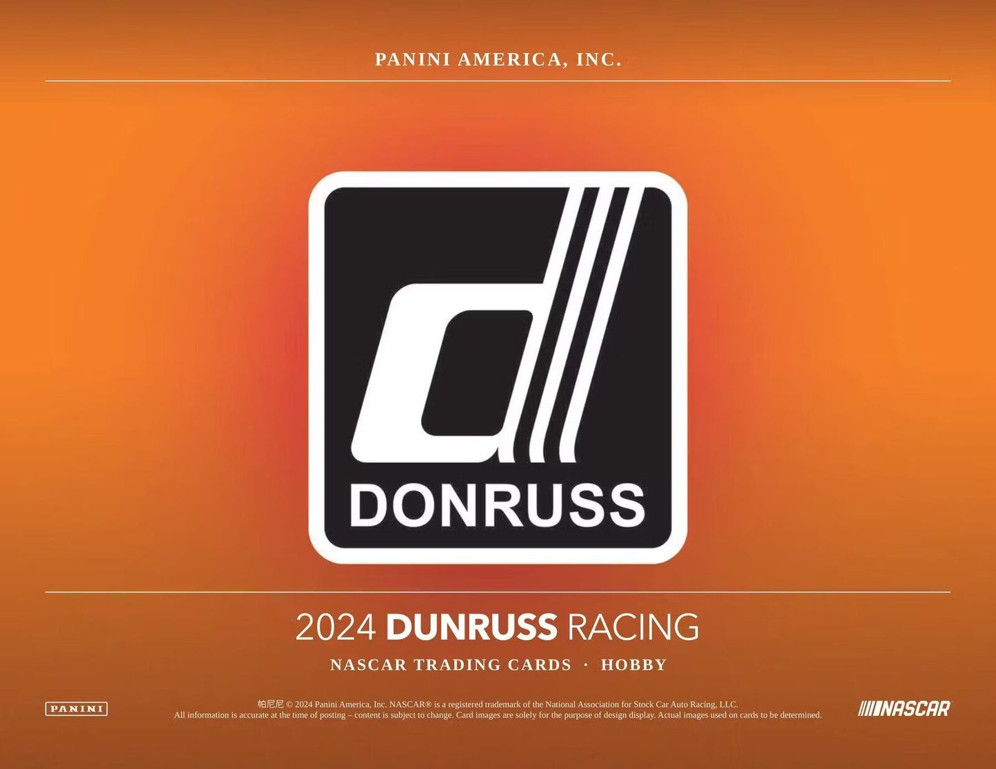 2024 Panini Donruss Racing Hobby Box - Columbia Hobby - Sports Card Boxes - Toploaders - Card Savers