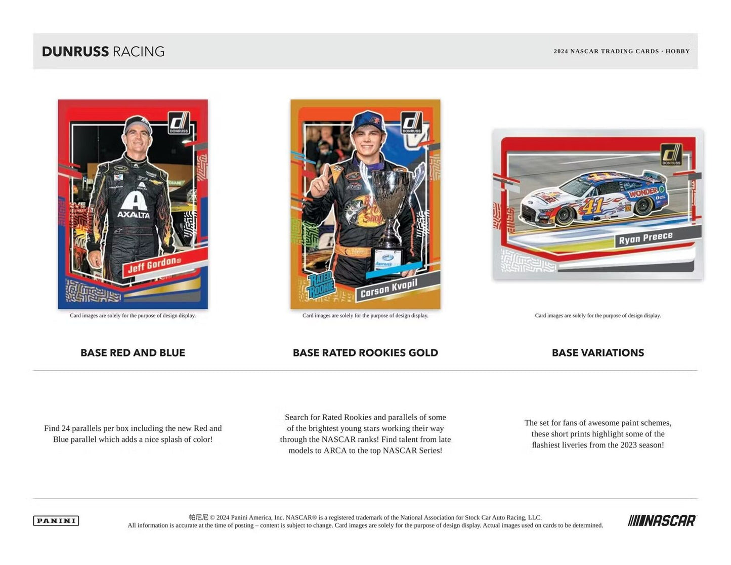 2024 Panini Donruss Racing Hobby Box - Columbia Hobby - Sports Card Boxes - Toploaders - Card Savers